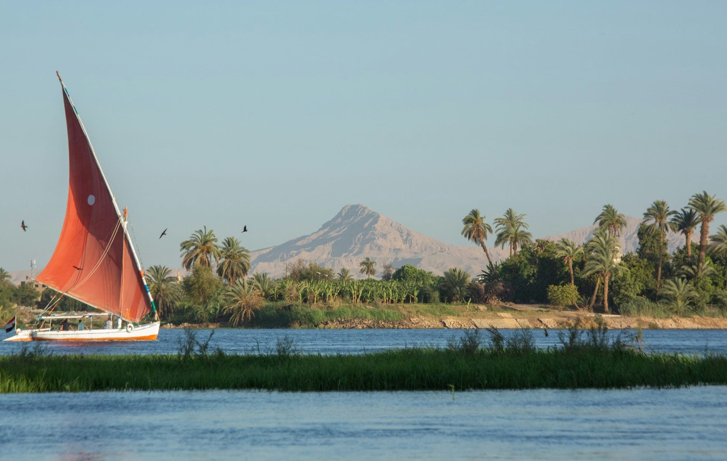 The Nile at golden hour