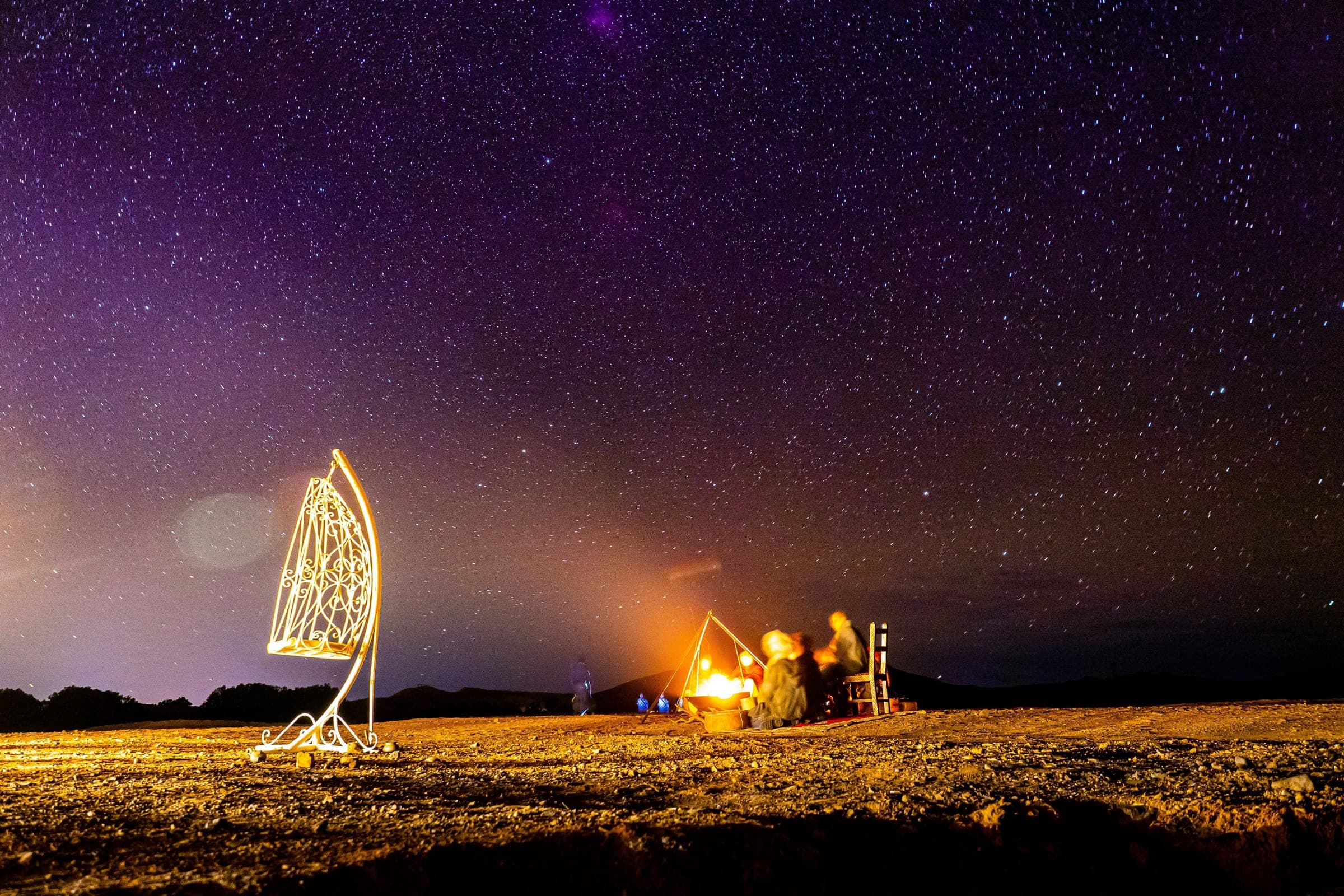 A night under the desert stars